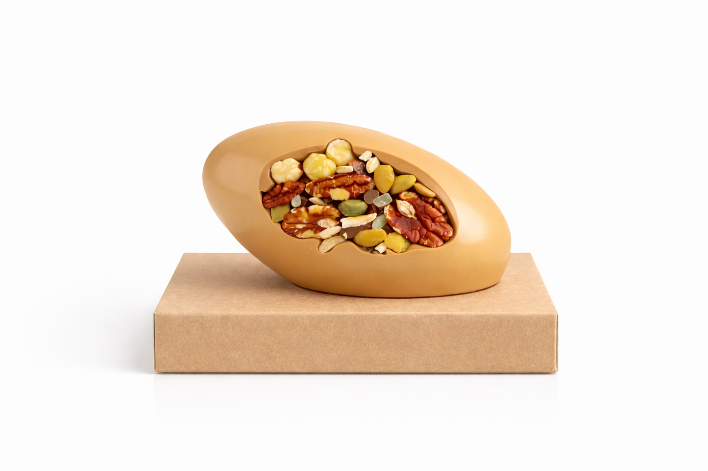 Oeuf 250g Dulcey Mendiant garni