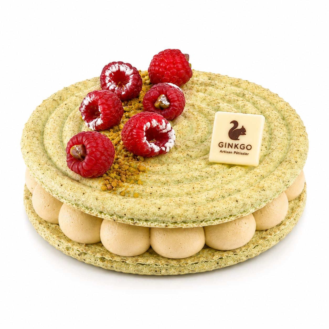 Macaron Pistache Framboise