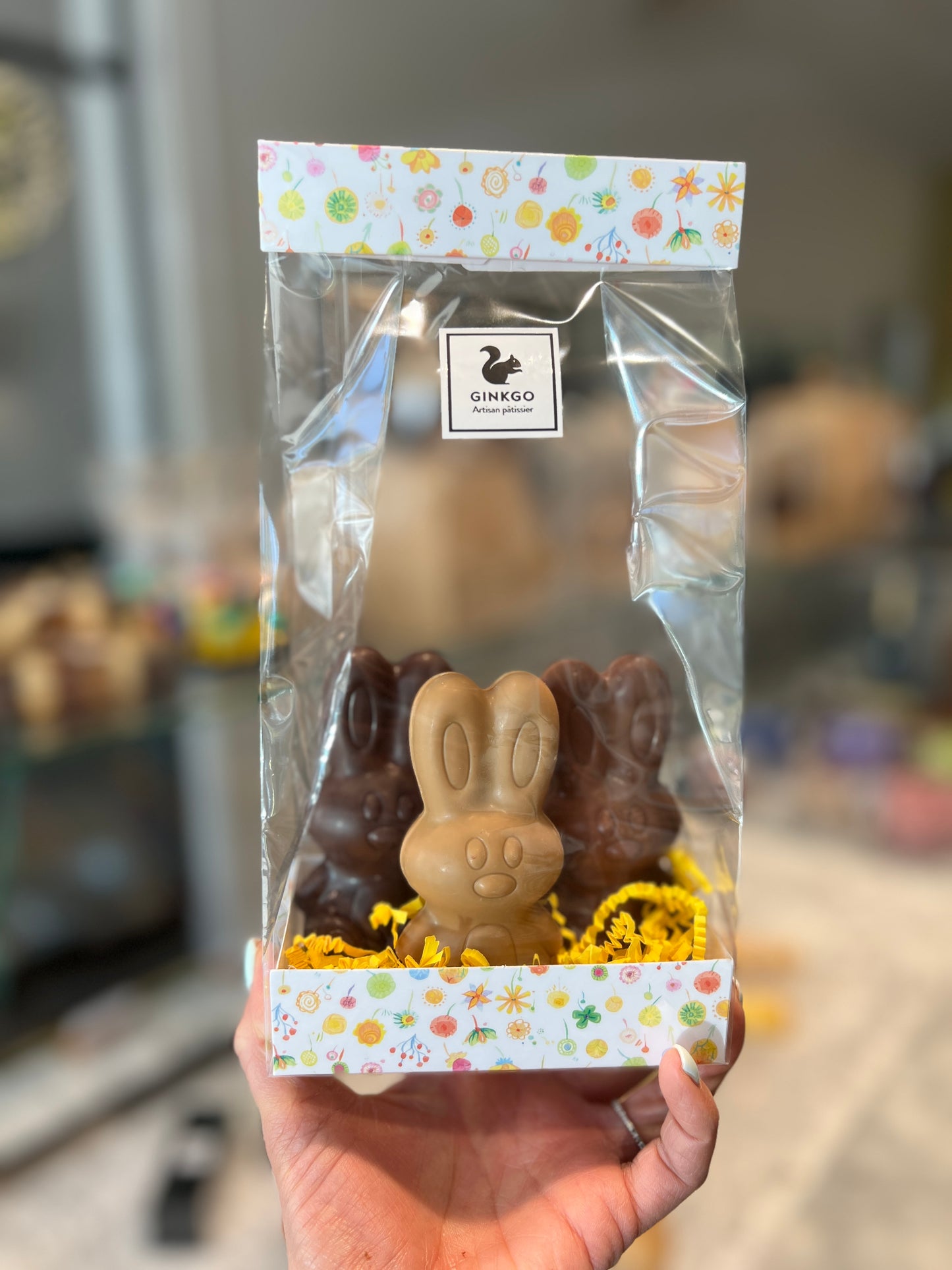 Trio de lapins 3 Pralinés