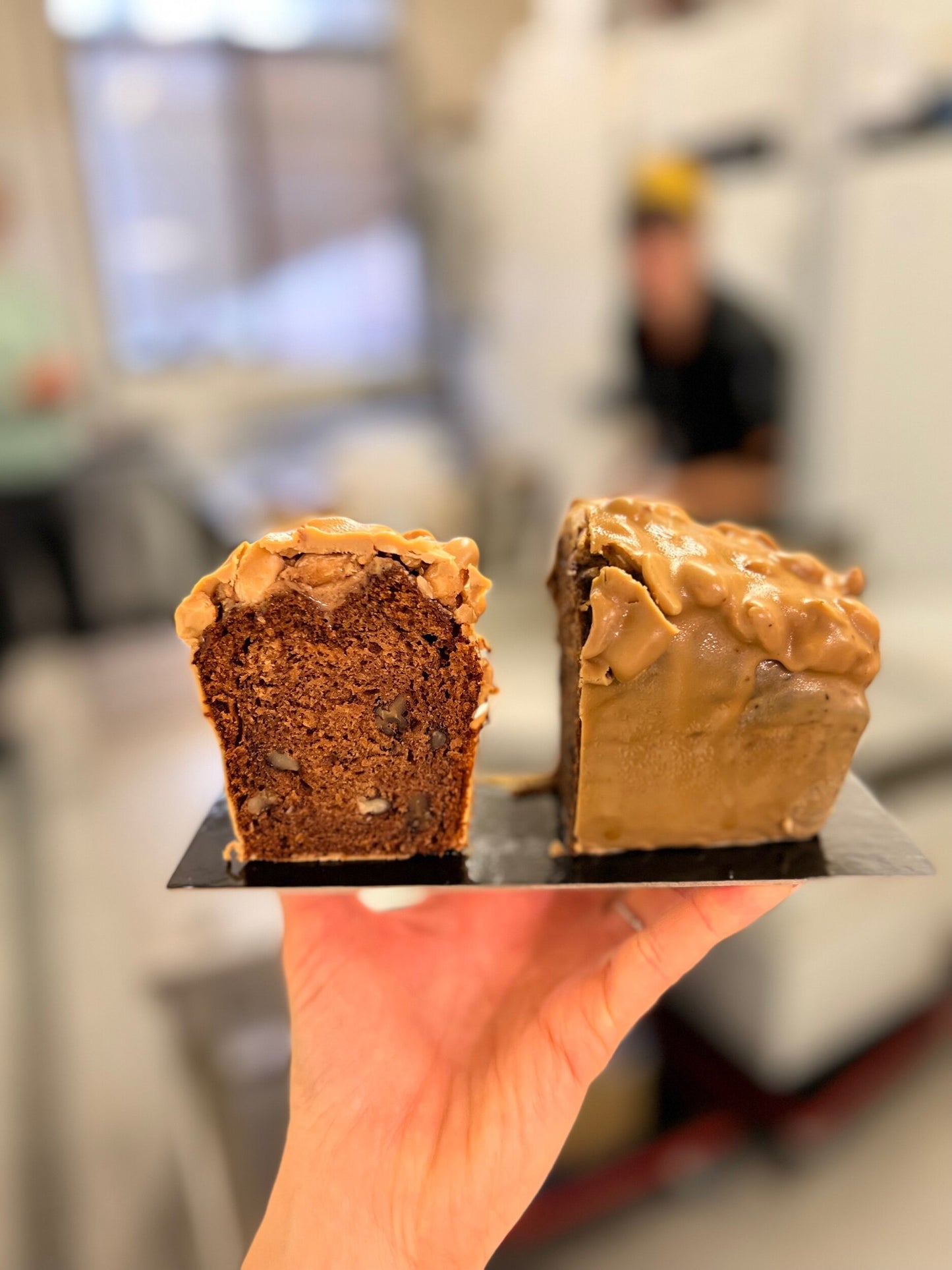 Banana Bread Cacahuète