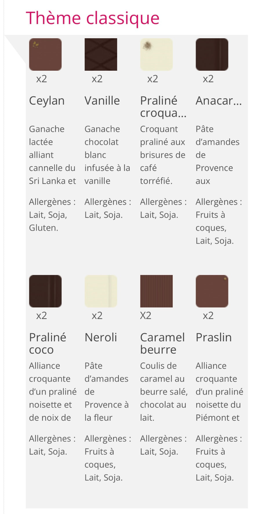 Coffret à 2 étages