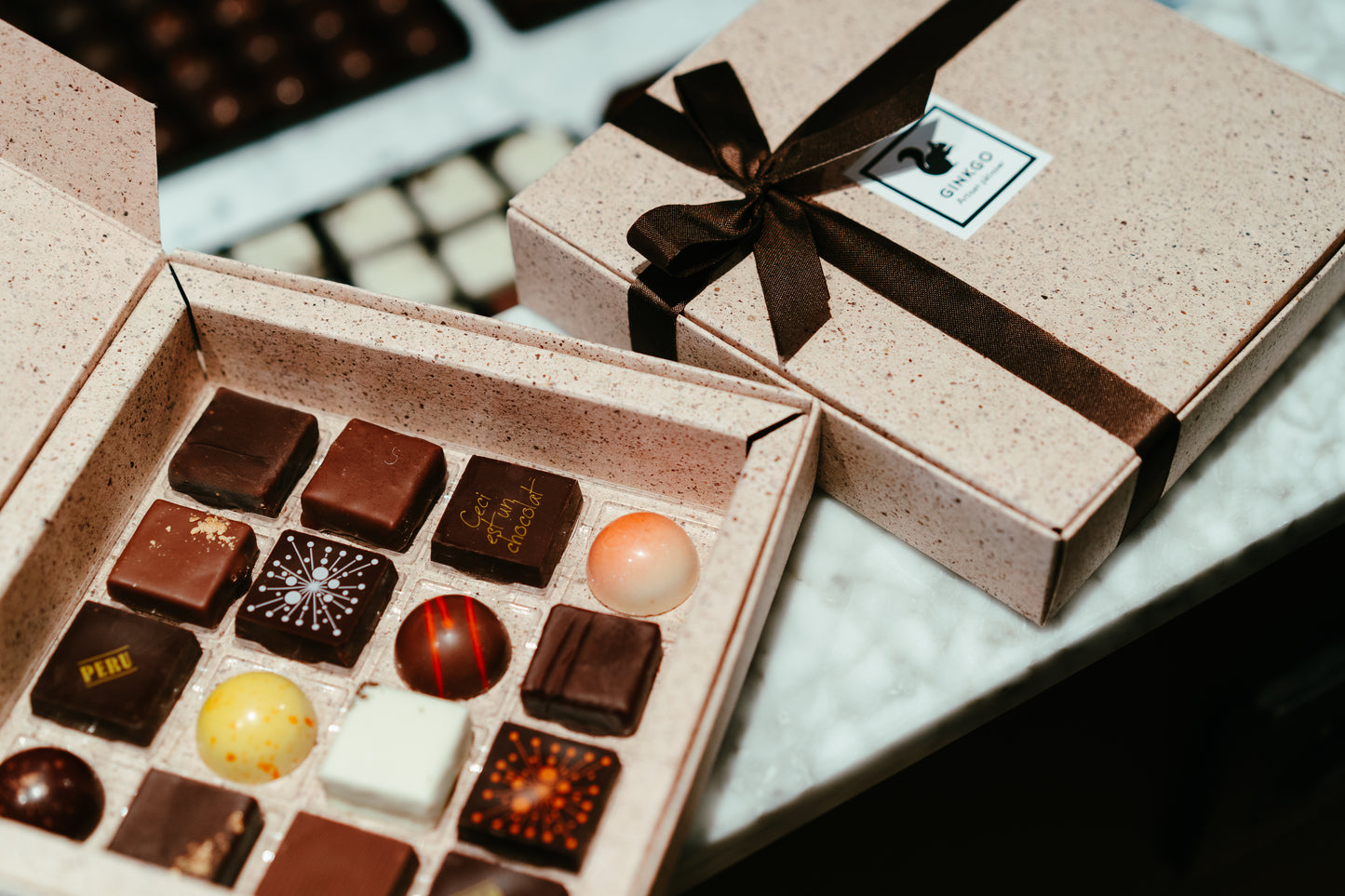 Coffret 16 pralines