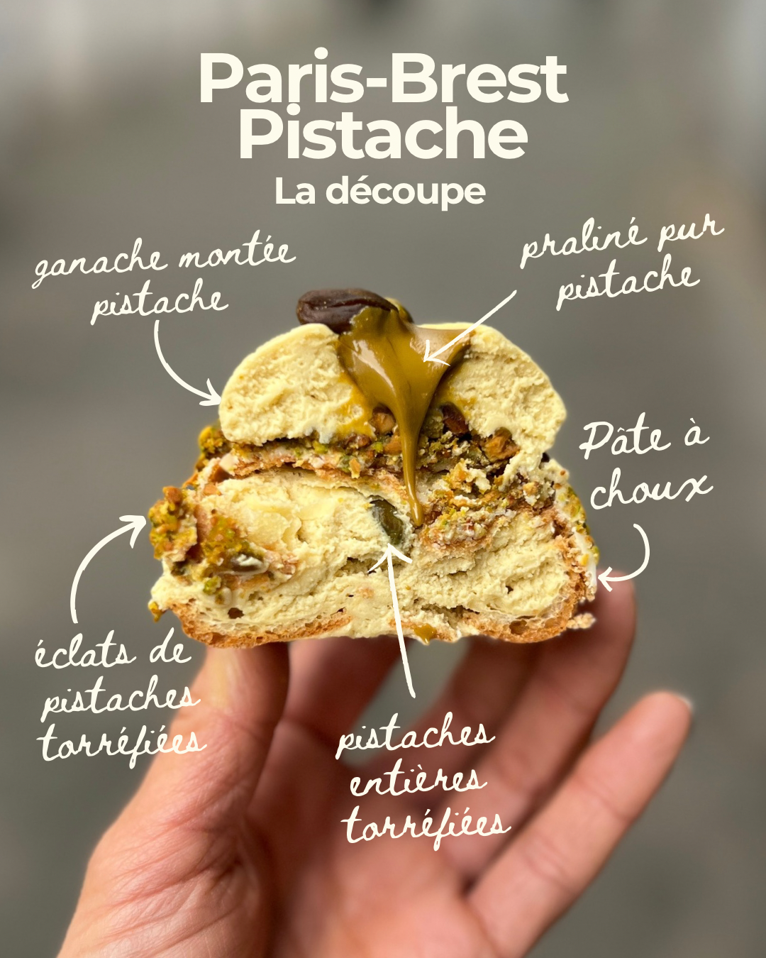 Paris-Brest pistache
